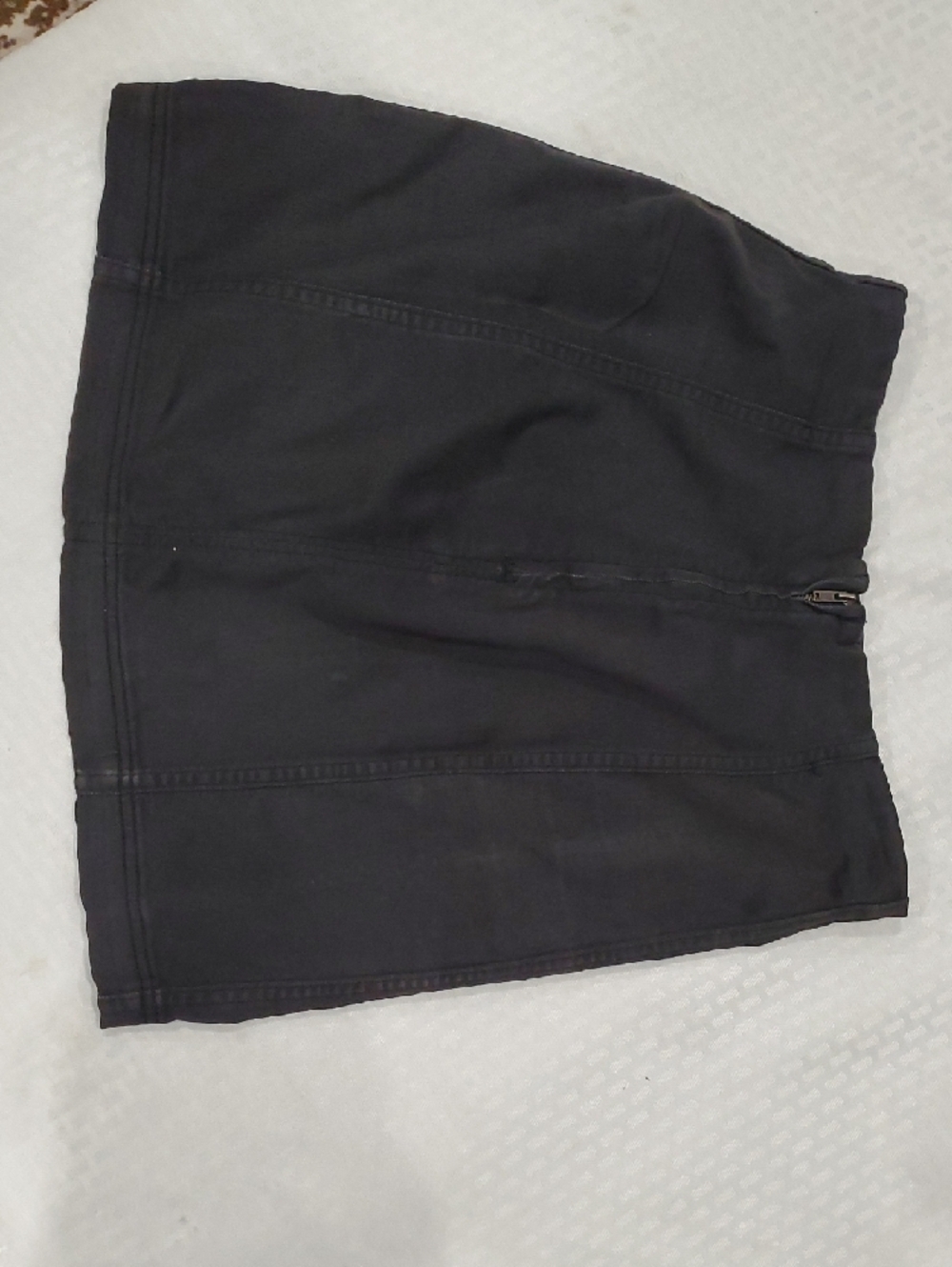 Free People Black Structured Panel Mini Skirt - Picture 6 of 7